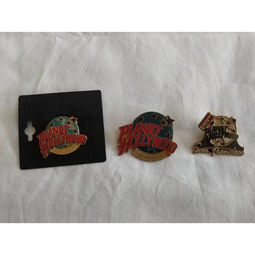 Lot Planet Hollywood Trading Pin Las Vegas Nevada San Francisco Beverly Hills CA